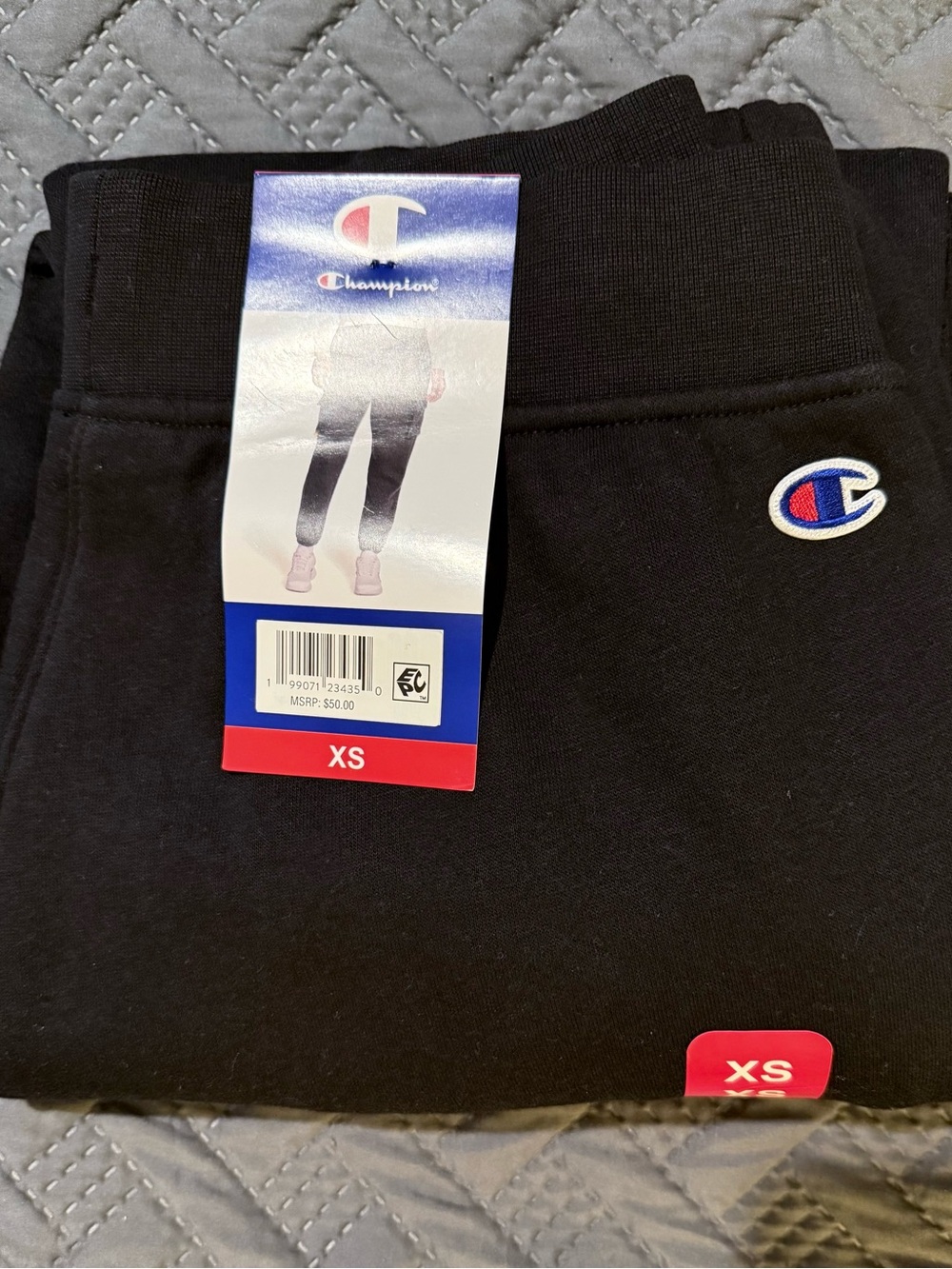 Champion XS Black Cargo Joggers